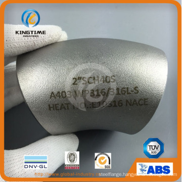 Stainless Steel Fitting 45D Elbow Pipe Fitting with CE (KT0072)